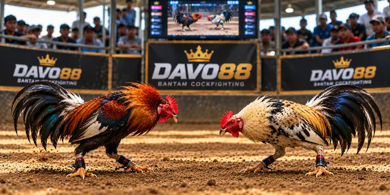 Distinctive bantam roosters illustrate their compact appearance and colorful feather patterns